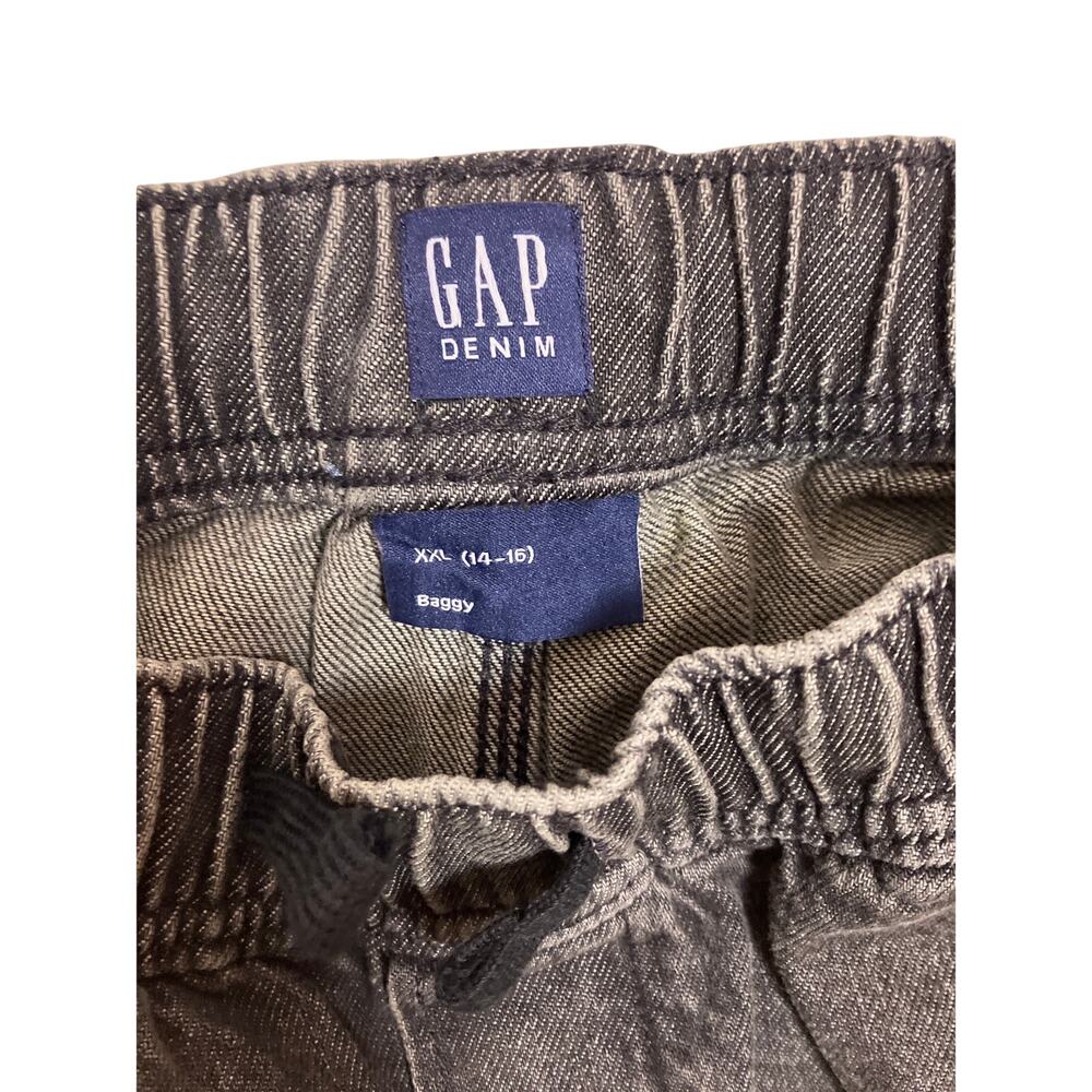GAP Black Baggy Jeans Boys XXL (14-15) - Picture 2 of 5